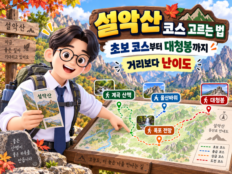 대체 등산을 왜 하는 건데? 보고 궁금한 설악산｜초보 코스·소요시간·이름 유래·볼거리