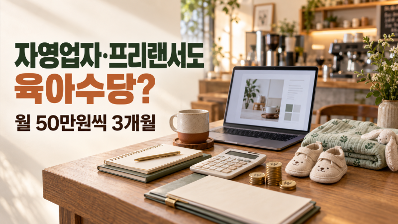 자영업자·프리랜서도 육아수당 150만원｜대상·신청 시기 쉽게 정리