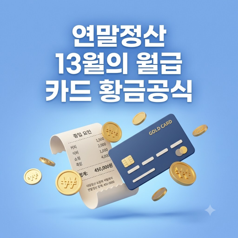 "신용카드만 긁다가 세금 폭탄 맞습니다" 신용카드 vs 현금영수증 소득공제 완벽 비교