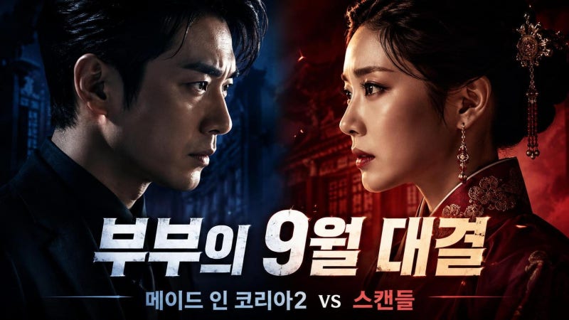현빈 손예진 9월 OTT 맞대결, 메이드 인 코리아2와 스캔들 관전 포인트