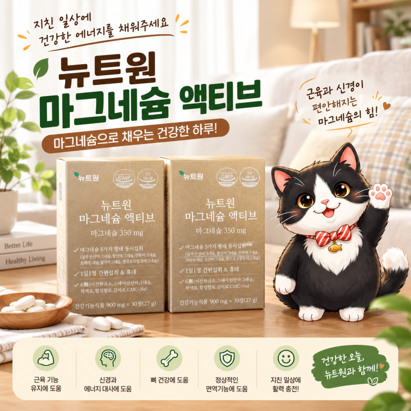 약사추천 고함량마그네슘 눈떨림마그네슘 효과