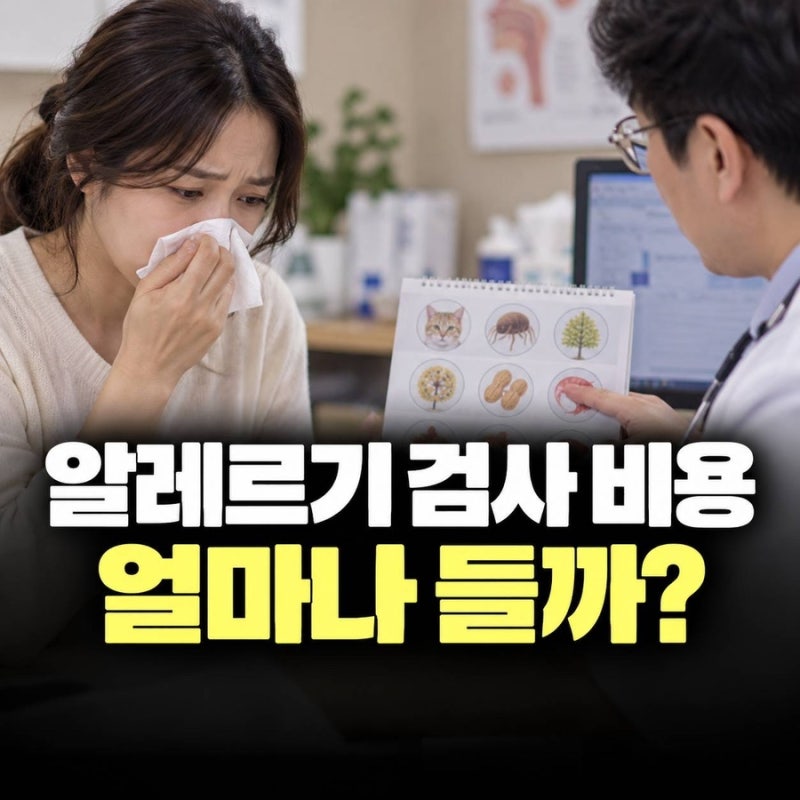알레르기 검사 비용 얼마일까? 종류 따라 3만원부터 40만원 이상까지 달라지는 이유