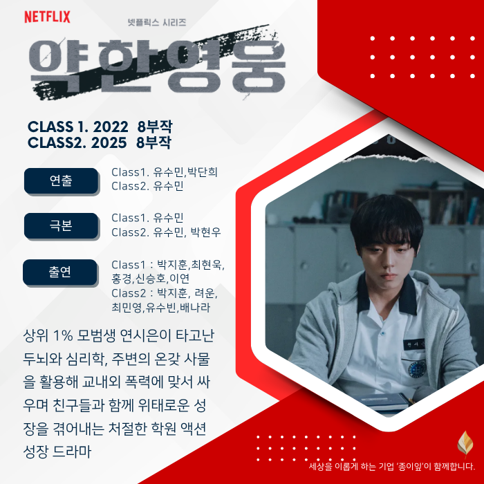 《약한영웅 Class 1 & 2》 - "선을 넘지 말라고 했을 텐데?" 독기 품은 눈빛 하나로 액션의 판도....