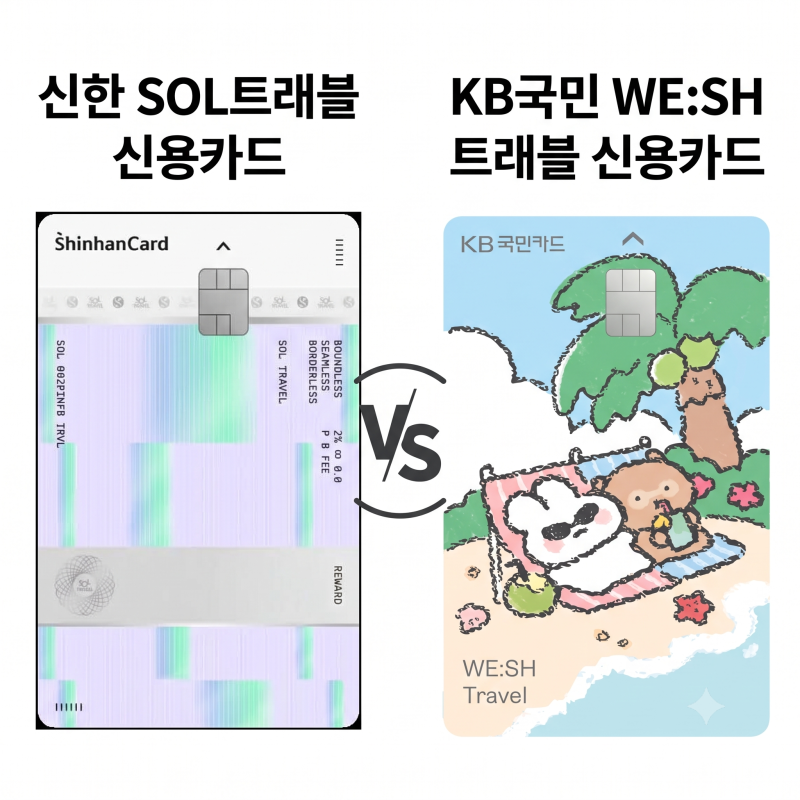 "공항 라운지 공짜인 줄 알았지?" 신한 쏠트래블 vs 국민 위시트래블 숨겨진 실적 조건