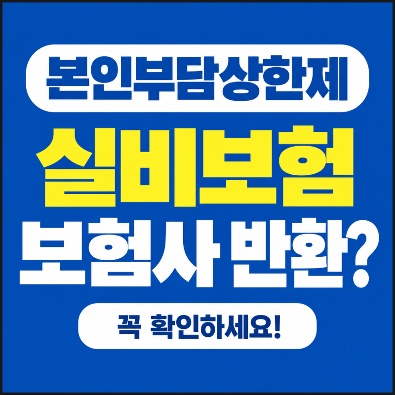 병원비 환급받았는데 실비보험에서 돈을 달라고 한다면 꼭 확인하세요