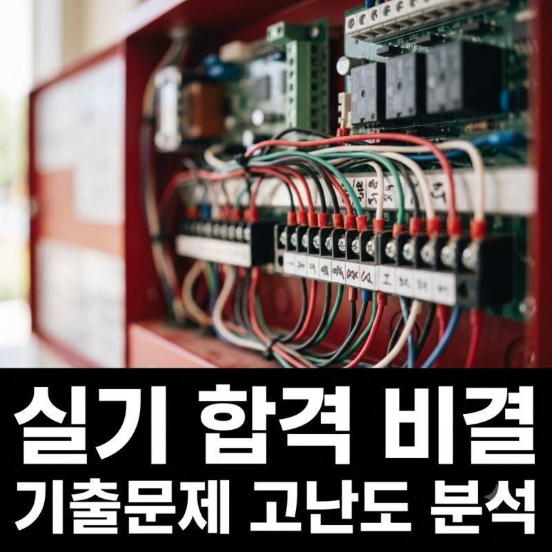 합격자들도 당황했다는.. 소방설비기사 전기 실기 기출문제 속 의외의 고난도 유형