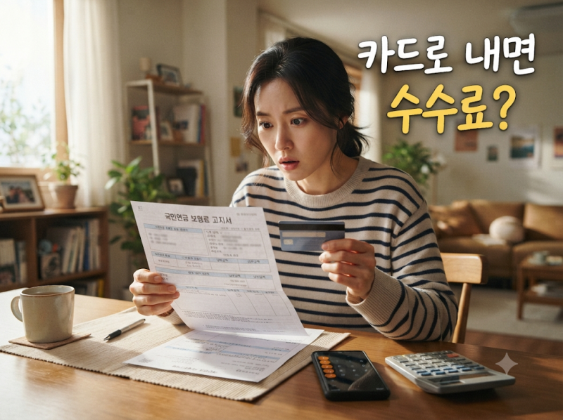 100만원 카드로 냈더니 8천원 더? 4대보험 수수료 알고 계셨나요