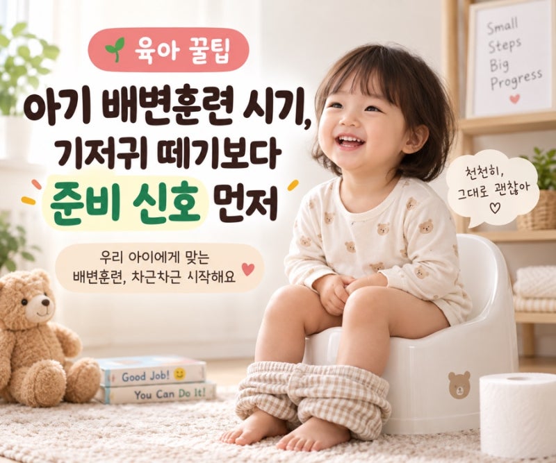 [육아 꿀팁] 아기 배변훈련 시기｜기저귀 떼기 전 준비 신호부터 확인해요