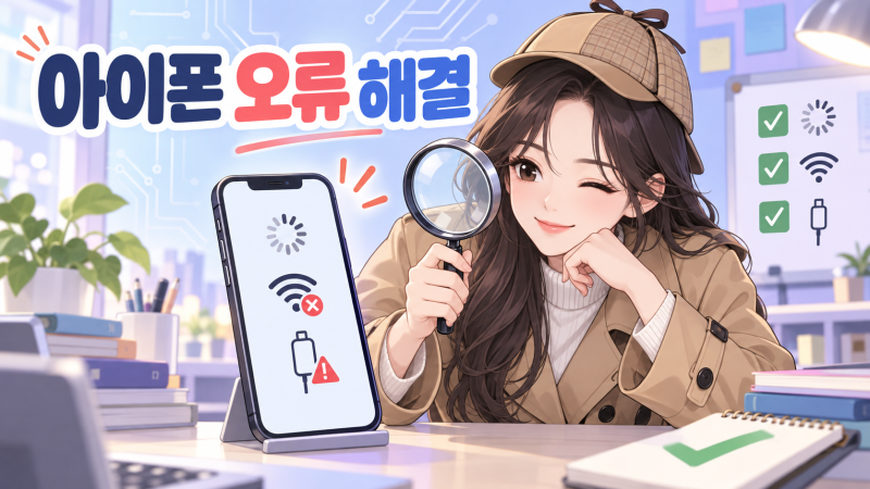 아이폰 오류 해결방법 총정리｜먹통·충전 안됨·와이파이·배터리·업데이트 오류 해결법