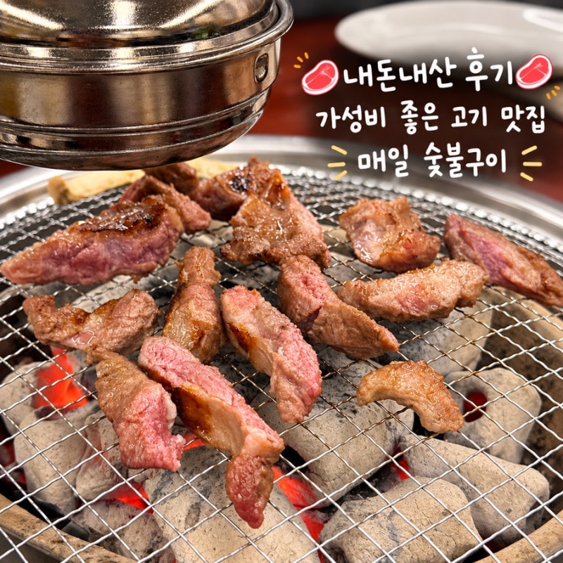 가성비 좋은 대구은행역 근처 고기 맛집 / 매일 숯불구이 / 만족 후기