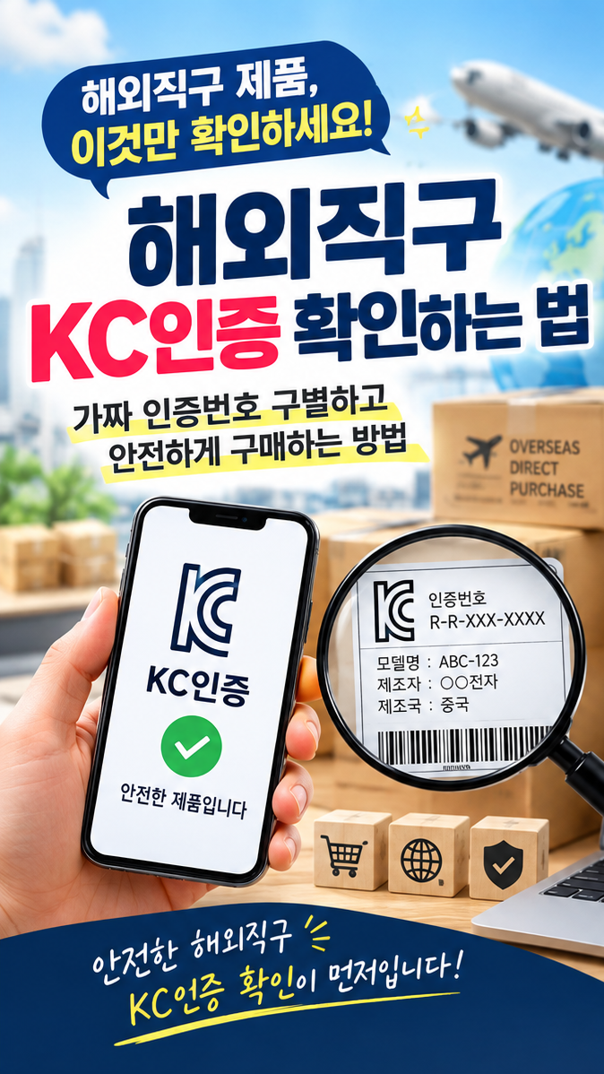 해외직구 KC인증 확인하는 법 가짜 인증번호 구별하고 안전하게 구매하는 방법