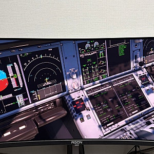 알파스캔 AGON AGP346UCSD QD-OLED 와이드모니터 후기