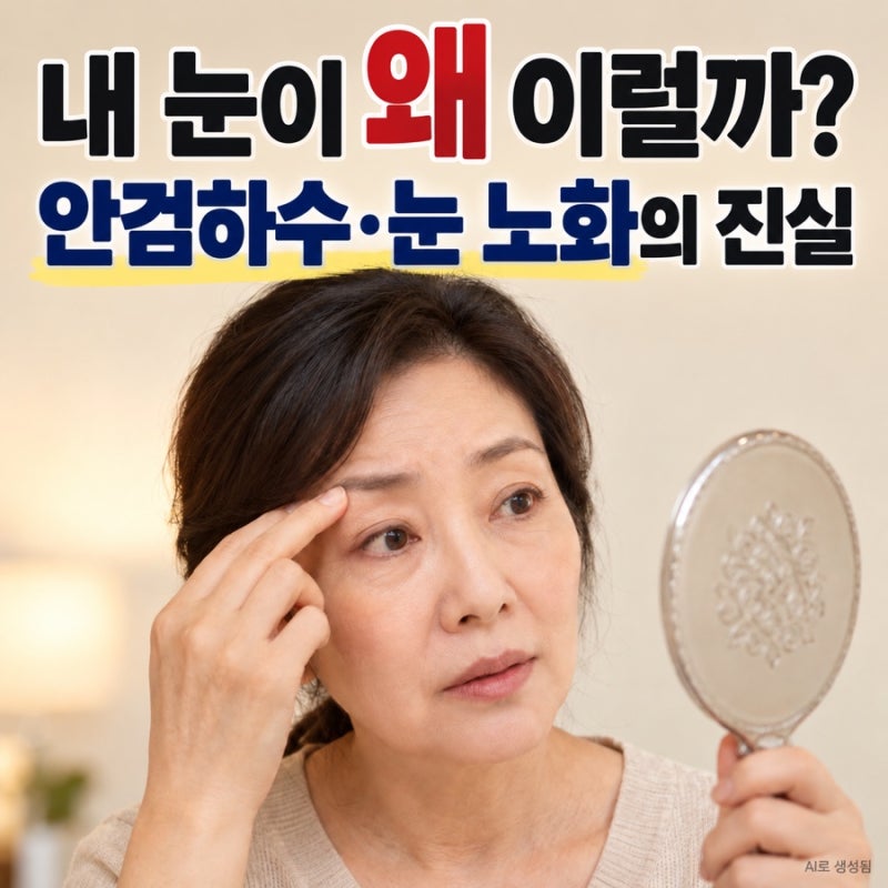 “내 눈이 왜 이럴까?” - 안검하수와 눈 성형