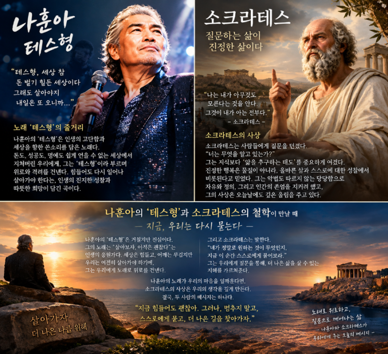 나훈아 인생을노래하다 ―노래는 위로하고, 철학은 질문한다 ― 테스형, 인생이란 무엇이오....