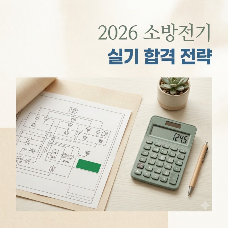 이것만 7번 그렸을 뿐인데.. 소방설비산업기사전기실기 2026년 합격의 반전 비밀