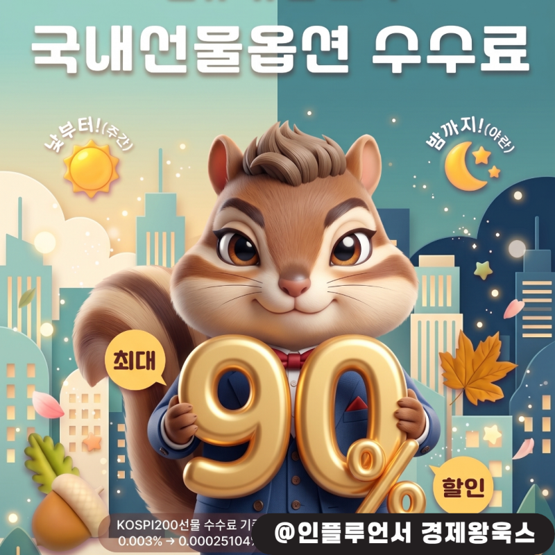 "KOSPI200 선물 수수료 0.00025104%?" 키움증권 이벤트 조건 살펴보기