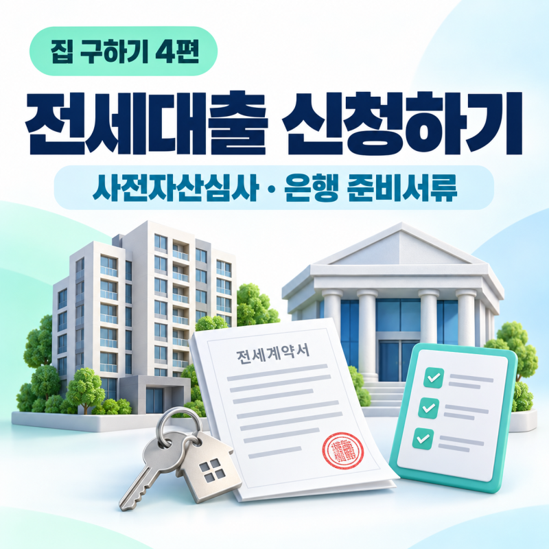 집 구하기 4편 [전세대출 신청하기]｜사전자산심사와 은행 방문 준비서류