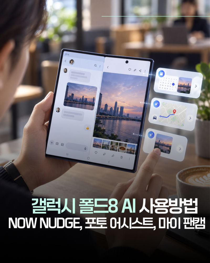 갤럭시 폴드8 AI 사용방법｜화면 보면서 바로 실행하는 AI 기능 정리