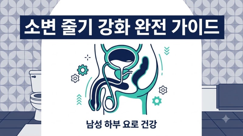 오줌발 약해지는 5가지 원인과 집에서 바로 할 수 있는 개선법