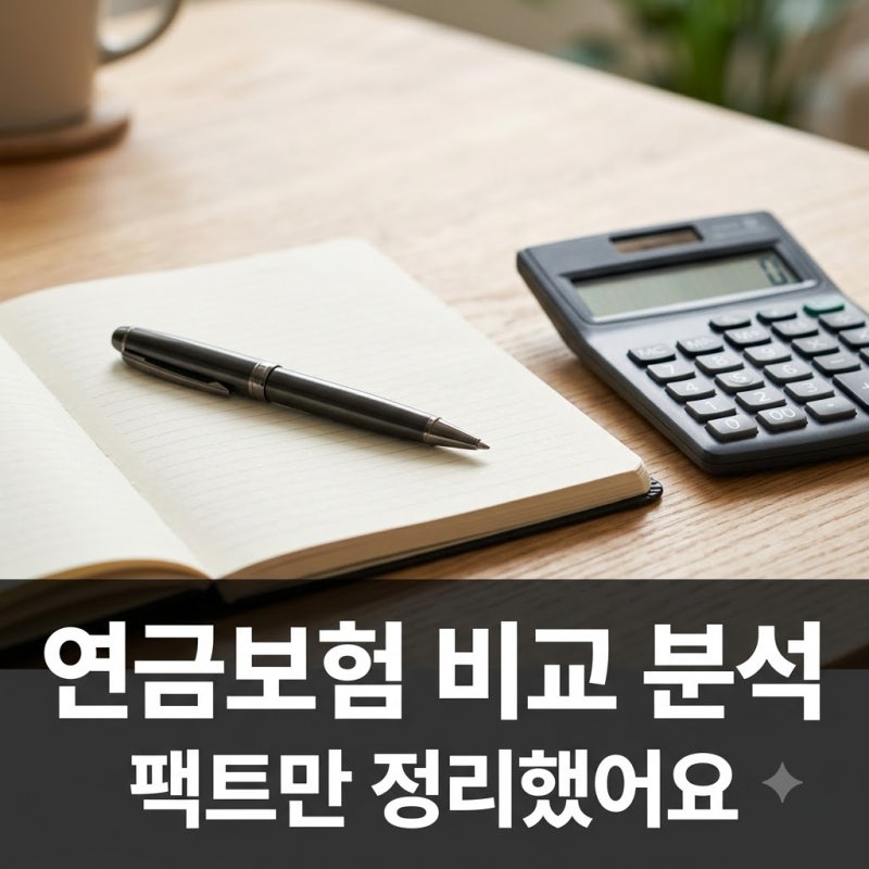 연금보험 비교 분석, 대기업 추천만 믿었다가 손해 봤네요