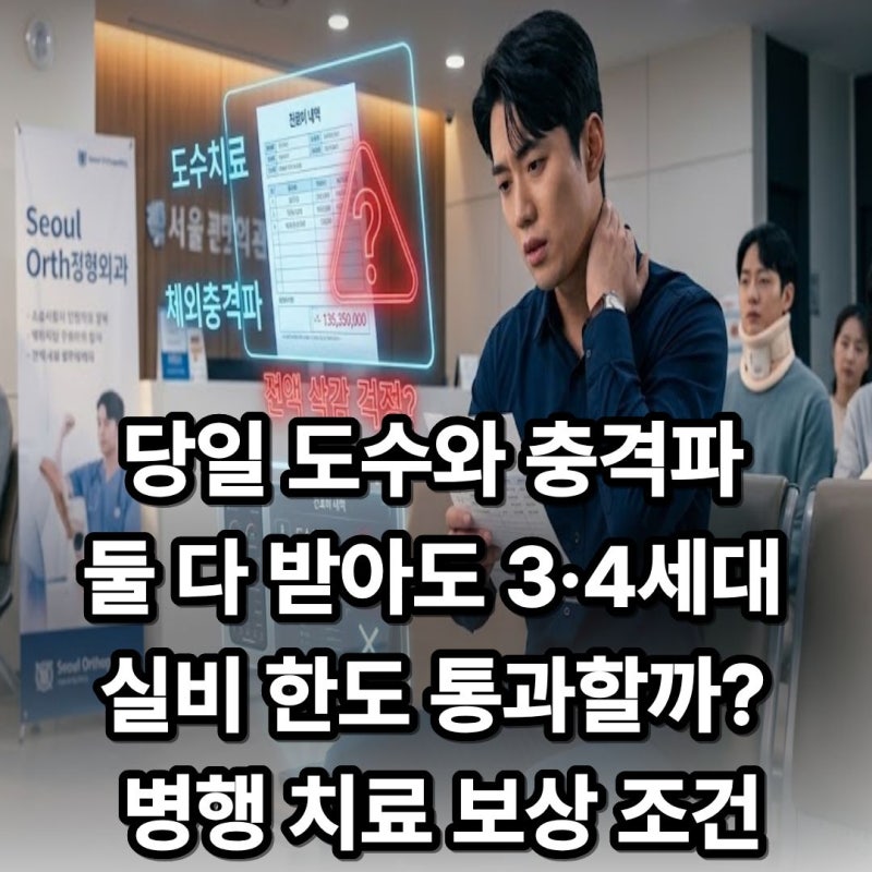 1회 15~25만 원 도수·충격파 영수증 쌓여있는 분 주목! 삭감 없이 보험금 전액 챙기는 법 만성 ....