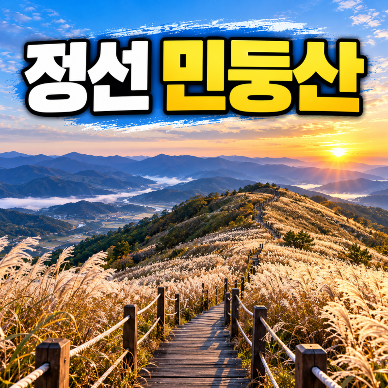 민둥산 등산코스｜최단코스·억새 절정시기·주차장·돌리네·거북이쉼터