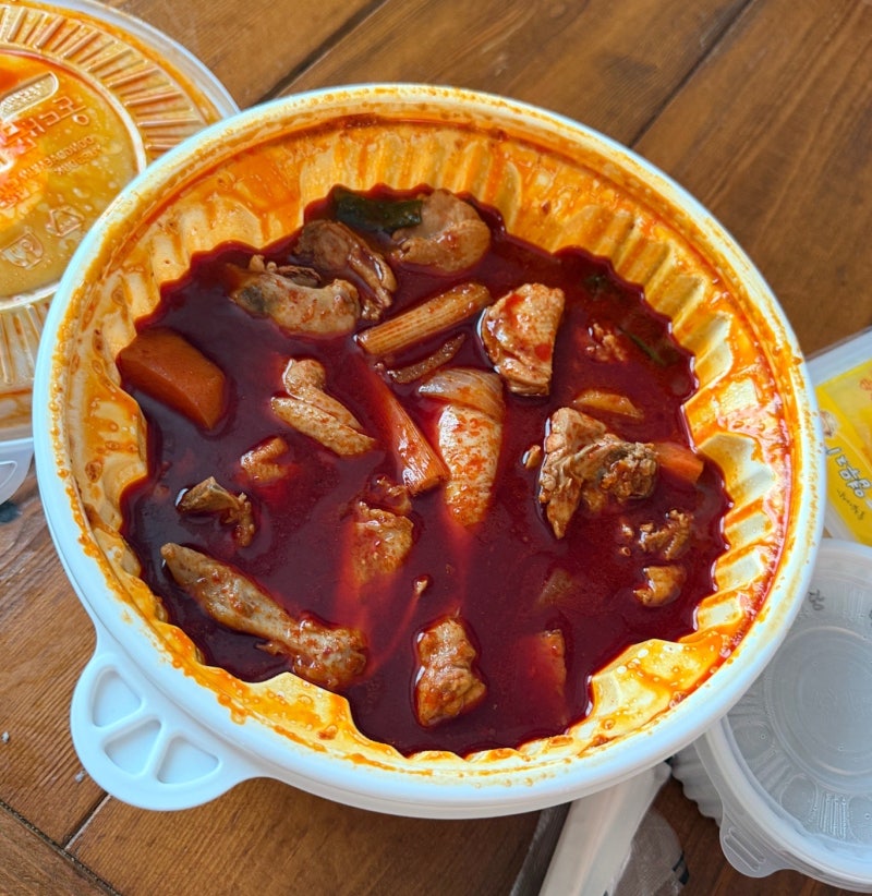 전북대 엽기떡볶이 배달 후기, 저당 엽기닭볶음탕 오리지널 맵기 솔직 비교