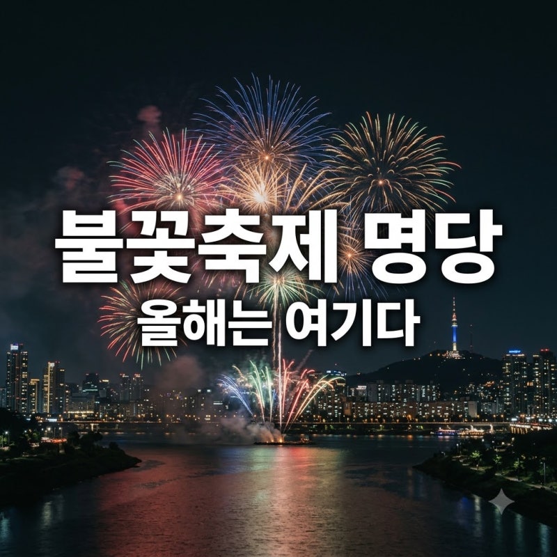 "또 거기 가시게요?" 여의도불꽃축제, 매번 속던 명당 말고 진짜 숨은 장소의 정체..