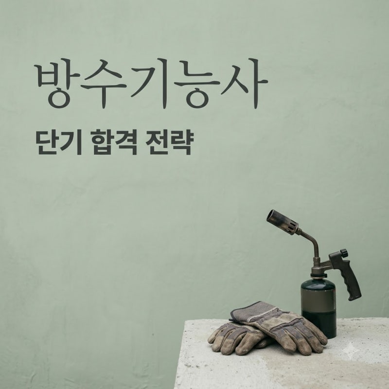 "경력 없어도 2일이면 충분?" 방수기능사시험 합격률 뒤에 숨겨진 비밀..
