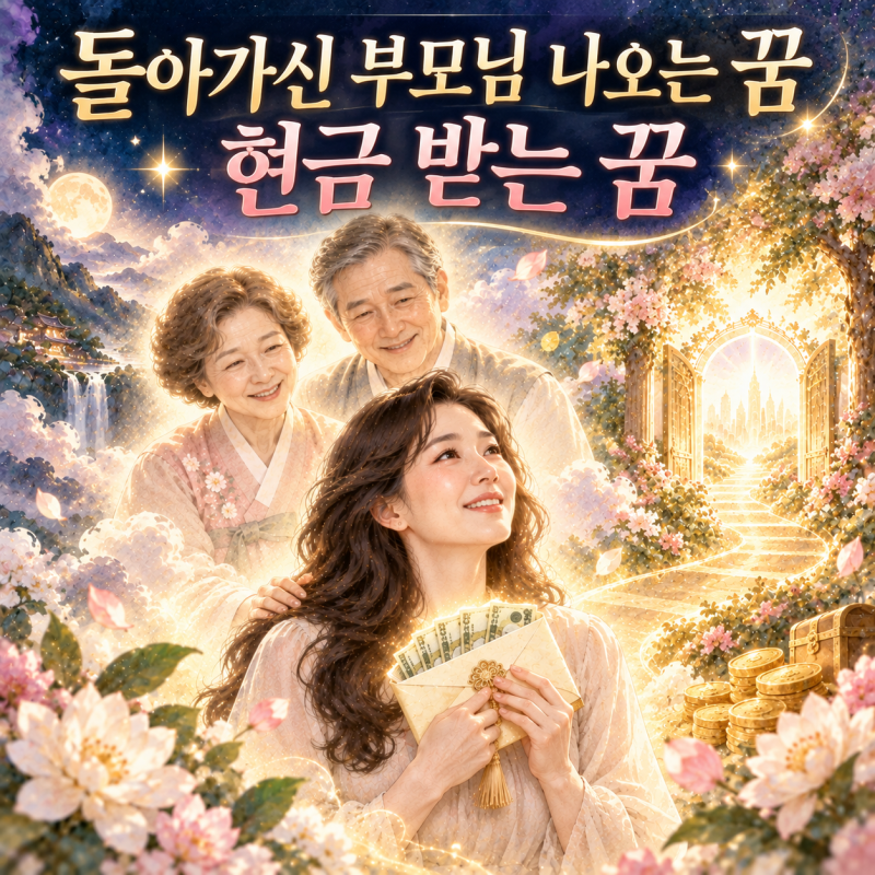 돌아가신 부모님 나오는 꿈, 현금 받는 꿈은 길몽일까?