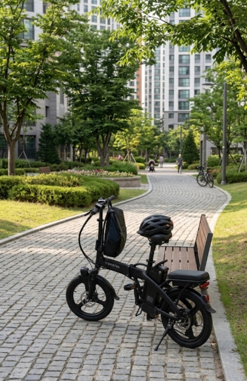 BIKETRA 트라 48V 접이식 미니 전기자전거 마실용 장점과 아쉬운 점