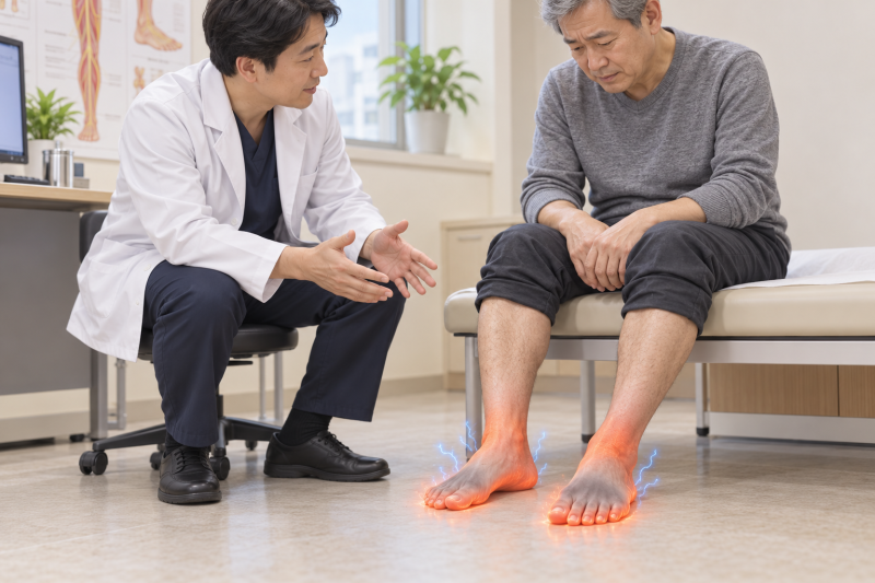 발이 화끈거리고 저리다면? : 강동구 당뇨병성 말초신경병증과 족부 물리치료