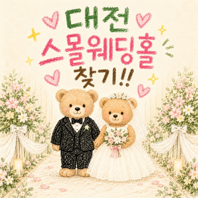 [웨딩기록]04 대전 스몰웨딩 웨딩홀 | 27년도 예식 | 실내 야외 예식 정리