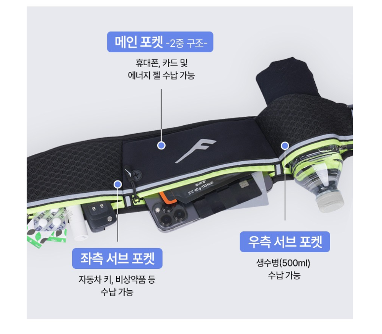 (광고)♂️ [컬리 추천템] 추석에 찐 살 싹 뺀다! 운동 시작 필수템 '[프로스펙스] 멀티 포켓 ....