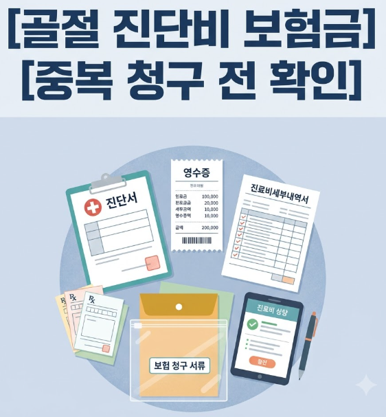 [골절 진단 비용] 검사부터 실비 청구 서류까지 한눈에 총정리