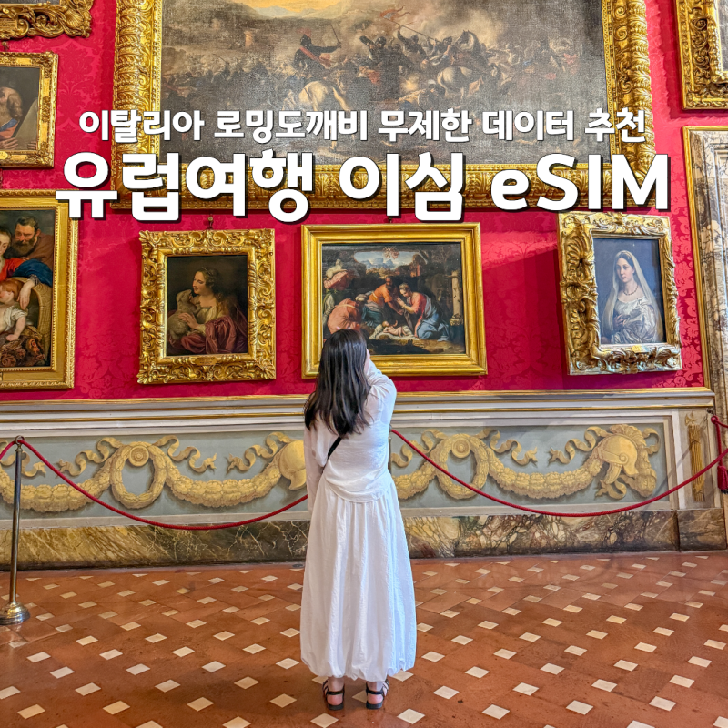 유럽여행 이탈리아 이심 eSIM 로밍도깨비 무제한 데이터 추천