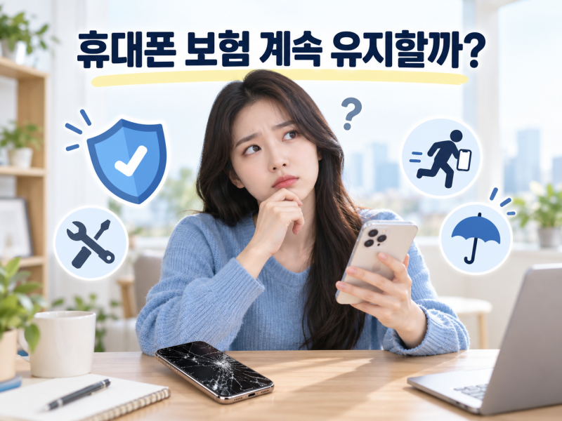 휴대폰 보험 계속 유지해야 할까?｜파손·분실 보상과 월 보험료 비교