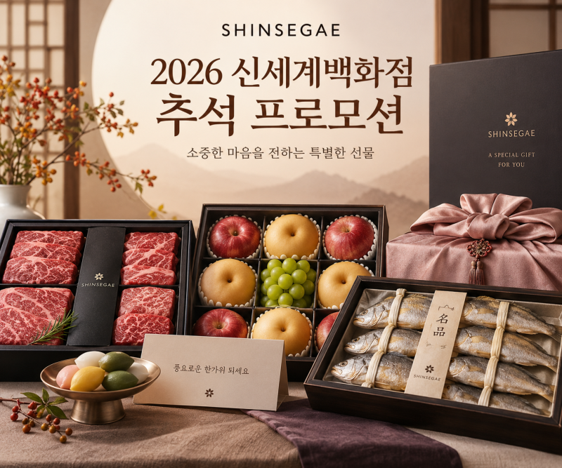 2026 신세계백화점 추석 선물세트 본판매 시작! 행사기간·가격대·배송 정리