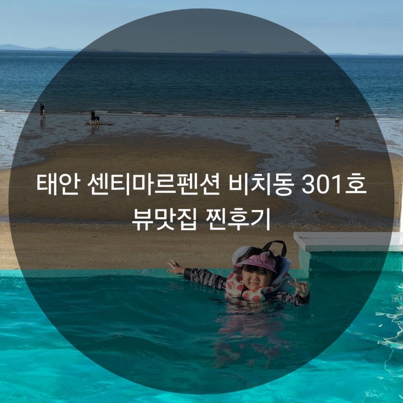 태안 센티마르펜션 비치동 301호 뷰맛집 찐후기