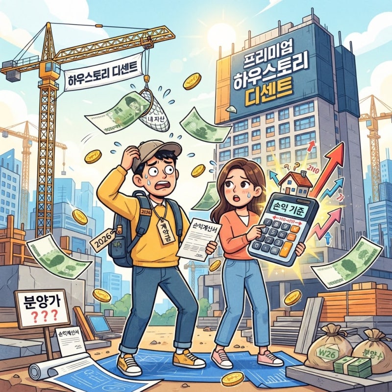 하우스토리 디센트, 프리미엄 얼마나 붙을까? 분양가 대비 손익 계산