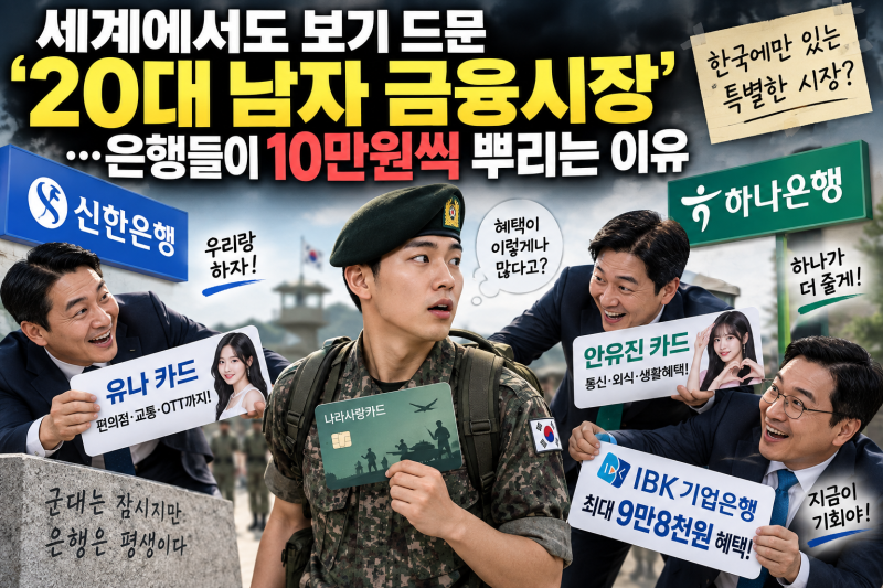 세계에서도 보기 드문 ‘20대 남자 금융시장’