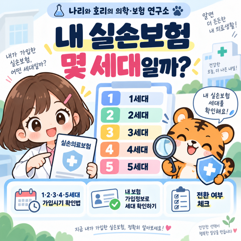 내 실손보험 몇 세대일까?｜1·2·3·4·5세대 가입시기와 확인방법