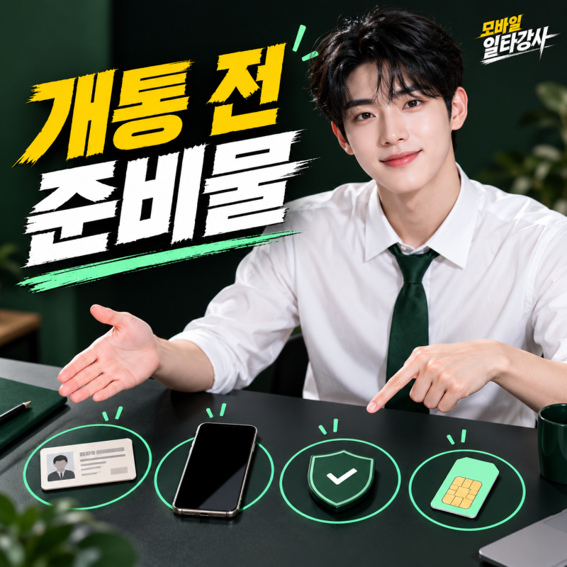 KT바로유심 셀프개통 순서, 유심번호 입력부터 새 번호 사용까지