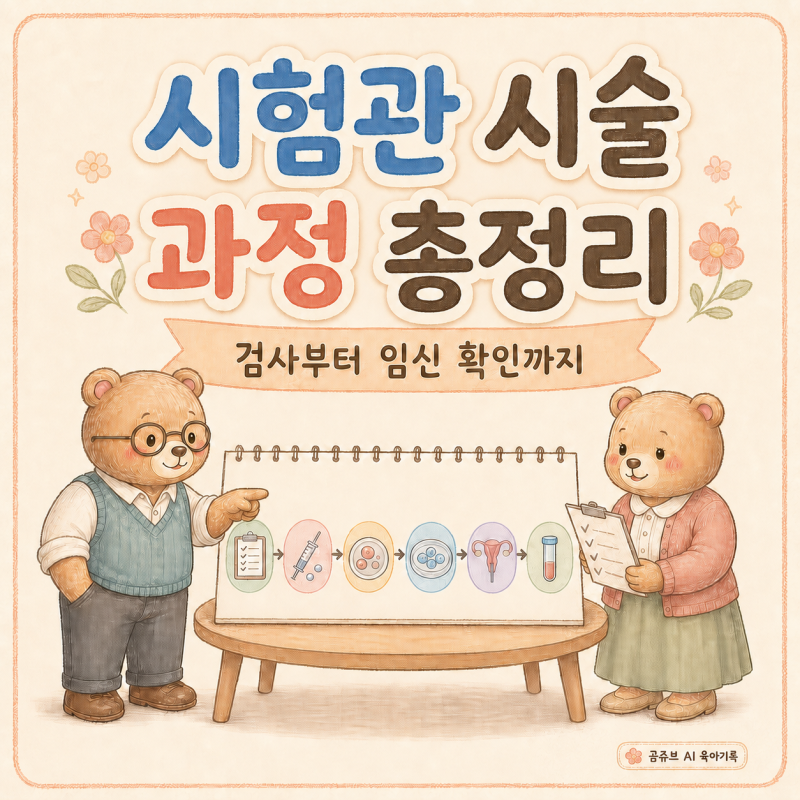 시험관 시술 과정 총정리｜시작 전 검사부터 임신 확인까지
