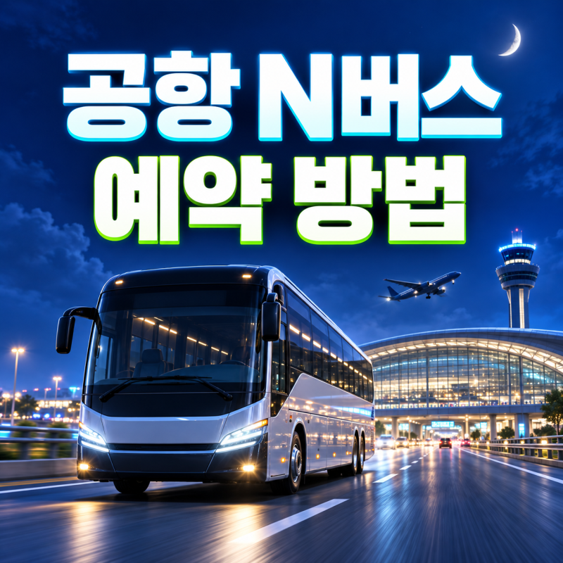 인천공항 가는 야간버스 N버스 예약 방법｜N6701·N6703 티머니GO 예매 총정리