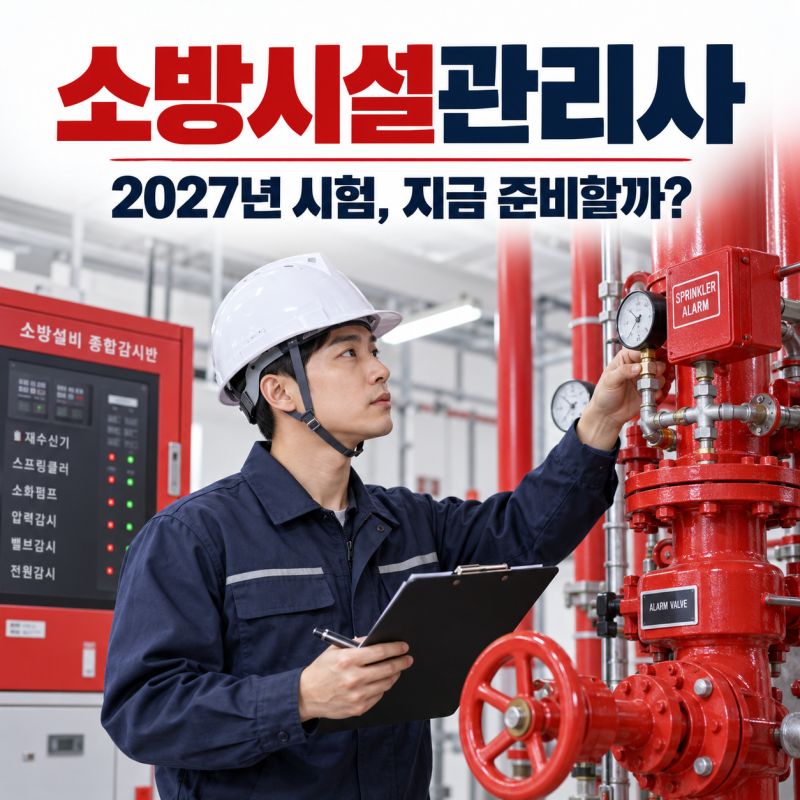 소방시설관리사 2027년 시험, 지금부터 준비해도 될까?