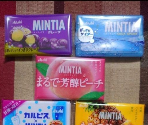 아사히 민티아 복숭아 50개입 일본 사탕 10개세트 사용 후기