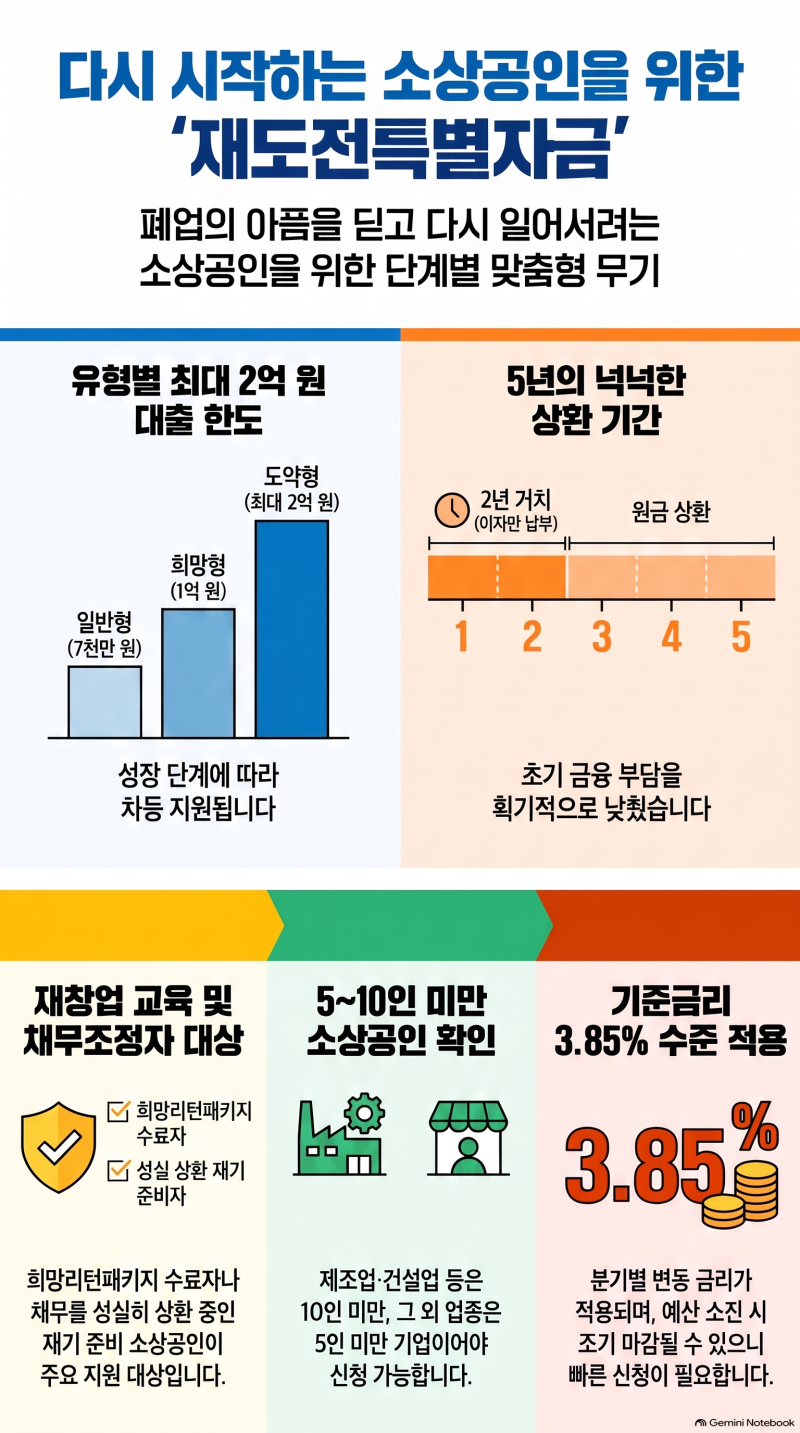 소상공인시장진흥공단의 재도전특별자금
