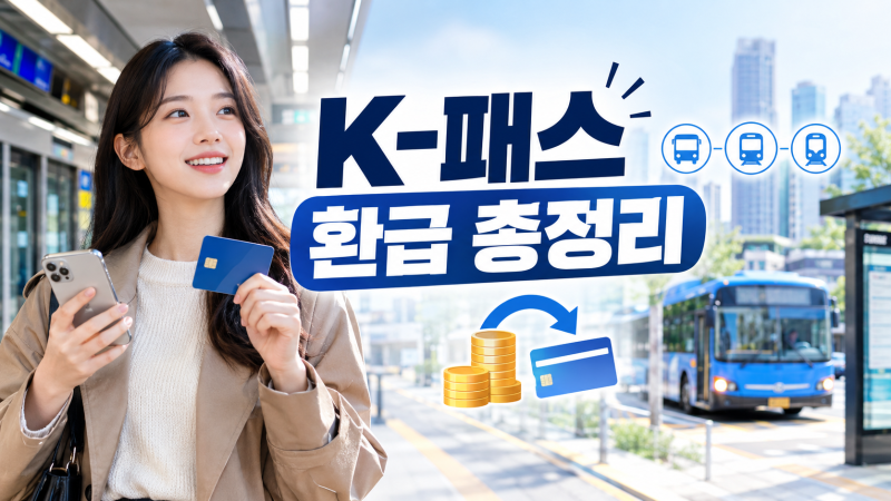 2026 K-패스 신청방법 총정리｜카드 발급·환급률·환급금 지급일까지