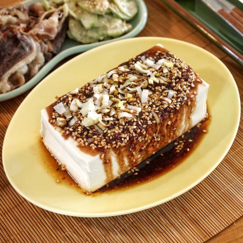 연두부 맛있게 먹는 방법! 간장소스 하나면 한 그릇 순삭